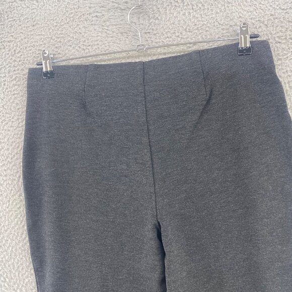 Chicos Pants Womens 2 US 12 Short Gray Fabulously Slimming Ponte Pull On Stretch - Picture 4 of 13